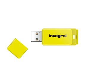 Integral INFD128GBNEONYL lecteur USB flash 128 Go USB Type-A 2.0 Jaune
