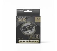 Integral INFD32GB360SEC3.0 360 Secure 32 GB USB 3.0 Flash Drive with 256 Bit Enc