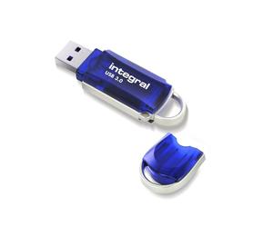 Integral INFD32GBCOU3.0 lecteur USB flash 32 Go USB Type-A 3.2 Gen 1 (3.1 Gen 1) Bleu, Argent