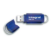 Integral INFD64GBCOU3.0 lecteur USB flash 64 Go USB Type-A 3.2 Gen 1 (3.1 Gen 1) Bleu, Argent