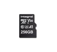 Integral Carte mémoire microSDXC INMSDX256G-100V30 256 Go V30 A1 UHS-I Noir (avec adaptateur SD)