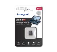 Integral UltimaPro - carte mémoire flash - 64 Go - microSDXC UHS-I