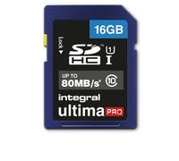 Integral INSDH16G10-80U1 mémoire flash 16 Go SD UHS-I