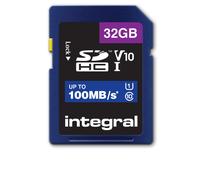 Integral INSDH32G-100V10 mémoire flash 32 Go SD UHS-I