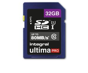 Integral INSDH32G10-80U1 mémoire flash 32 Go SD UHS-I