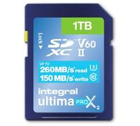 Integral INSDX1TB-260/150U2 mémoire flash 1 To SD UHS-II