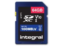 Integral INSDX64G-100V10 mémoire flash 64 Go SD UHS-I