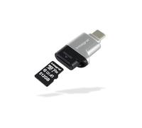 Integral INCRUSB3.0CMSD lecteur de carte mémoire USB 3.2 Gen 1 (3.1 Gen 1) Noir, Argent