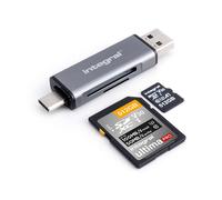 Integral Memory Lecteur de cartes Type A et Type C ( SD/MSD) USB3.2 GEN1