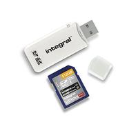 Integral INCRSDNRP lecteur de carte mémoire USB 2.0 Blanc