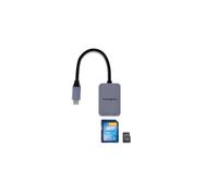 Integral Fente Double UHS-II V90,V60 SD 4.0 & microSD Adaptateur Lecteur de Cartes mémoire USB C - pour iPhone 15,16 Plus,Pro,Pro Max, MacBook Pro,Air, iPad, PC, Ordinateur Portable, Smartphone