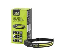 Integral LED Lampe frontale COB rechargeable 330 + 90 lumens | 3 modes d’éclairage | Faisceau 230° | Capteur gestuel | Batterie 1 200 mAh | Pour urgences, interventions professionnelles et quotidien
