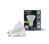 Integral LED lot de 10 ampoules Real Colour Premium GU10 blanc froid à gradation - Révèle les vraies couleurs de votre maison (CRI95) avec le GU10 le plus proche de la lumière naturelle du soleil