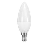 INTEGRAL Ampoule LED Candle Classic E14, 5,5 Watts équivalent 40 Watts, 2700 Kelvin 470 Lumen, opale