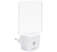 Integral LED Luz nocturna enchufable con sensor desde el anochecer hasta el amanecer | Encendido/apagado automático | Luz tenue | Transparente | Ideal para dormitorios y lugares de paso