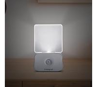 Integral LED Veilleuse à détecteur de mouvement murale, à brancher au mur, capteur de cellule photoélectrique du crépuscule à l'aube, pour cuisines, chambres à coucher, chambre de Transparent, 2-Pack