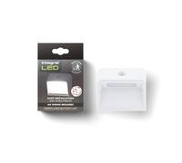 Integral LED veilleuse à détecteur de mouvement, SensorLux blanc chaud - Construction solide avec plaque magnétique, batterie rechargeable 2200mAh Pour les escaliers, les penderies etc