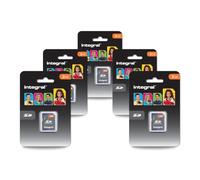 Integral Lot de 5 Cartes mémoire SD (Secure Digital) de 2 Go | Compatible avec appareils Photo, lecteurs MP3, caméscopes et Plus Encore