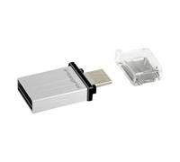 Integral Clé USB Micro Fusion Dual USB 3.0 16 Go USB-A / micro-USB Blanc