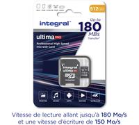 INTEGRAL Micro SD Ultima Pro 512GB V30 (180/150 MB/s)