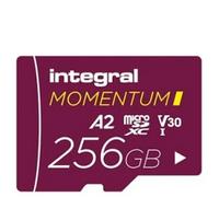 INTEGRAL Momentum Micro SD 256GB UHS-1 U3 CL10 V30 (210/180 MB/s)