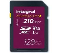 INTEGRAL Momentum SDXC 128GB UHS-1 U3 CL10 V30 (210/180 MB/s)