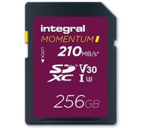 INTEGRAL Momentum SDXC 256GB UHS-1 U3 CL10 V30 (210/180 MB/s)