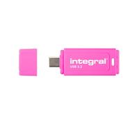 Integral Neon-C INFD128GBNEONCPK3.2 lecteur USB flash 128 Go USB Type-C 3.2 Gen 1 (3.1 Gen 1) Noir