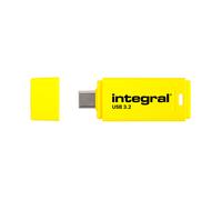Integral Neon-C INFD32GBNEONCYL3.2, 32 Go, USB Type-C, 3.2 Gen 1 (3.1 Gen 1), 150 Mo/s, Casquette, Noir