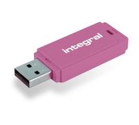 Integral Neon - Clé USB - 64 Go - USB 2.0 - rose