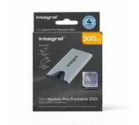 Integral SlimXpress Pro INSSD500GPORT3.2SLIMXS lecteur à circuits intégrés externe 500 Go USB 3.2 Gen 2x2