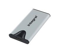 Integral SlimXpress Pro INSSD1TPORT3.2SLIMXS lecteur à circuits intégrés externe Technologie Thunderbolt 1 To USB Type-C USB 3.2 Gen 2x2 Argent