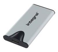 Integral SlimXpress Pro INSSD1TPORT3.2SLIMXS lecteur à circuits intégrés externe Technologie Thunderbolt 1 To USB Type-C USB 3.2 Gen 2x2 Argent
