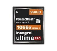 Integral CompactFlash 256 Go Carte Mémoire Ultimapro 160MB/s (1066x) Vpg-65 Udma-7 - pour appareils Photo numériques DSLR et Reflex compatibles