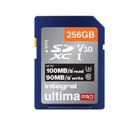 Integral UltimaPro - Carte mémoire flash - 256 Go - Video Class V30 / UHS-I U3 / Class10 - SDXC UHS-I