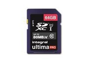 Integral UltimaPro - carte mémoire flash - 64 Go - SDXC UHS-I