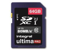 Integral INSDX64G10-80U1 mémoire flash 64 Go SD UHS-I