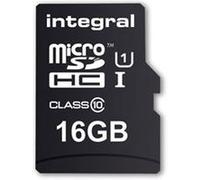 Integral UltimaPro - Carte mémoire flash (adaptateur microSDHC - SD inclus(e)) - 16 Go - UHS Class 1 / Class10 - microSDHC UHS-I G