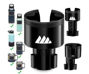 Integral Ultimate Expander Extension et Organisateur de Porte-gobelet de Voiture avec Base réglable, pour Yeti Rambler 400ml/680ml/1 L/1,3 L, Hydro Flasks 900ml/1,1 L, Bouteilles de 8,5 à 10 cm