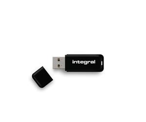 Integral USB 3.2 Gen 1 Type-A 16GB Noir - Lecture 80MB/s Écriture 10MB/s - Compatible Windows/macOS/Linux - INFD16GBNOIR3.0
