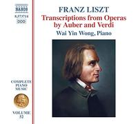 NAXOS Deutschland – Intégrale de la Musique pour Piano Vol 52 / Tr d Op d Auber et Verdi – CD