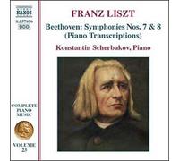 Intégrale De Musique Pour Piano Vol. 23 : Transcriptions Pour Piano Des Symphoniesde De Beethoven : Symphonie No. 7 Opus 92, Symphonie No. 8 Opus 93