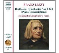 Intégrale De Musique Pour Piano Vol. 23 : Transcriptions Pour Piano Des Symphoniesde De Beethoven : Symphonie No. 7 Opus 92, Symphonie No. 8 Opus 93