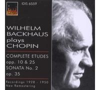 Intégrale Des Etudes Op.10 & 25 Sonates N°2 Op.35