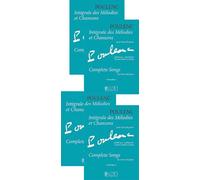 Intégrale Des Mélodies Et Chansons 4-Volume Set