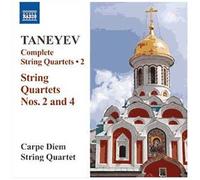 Serguei Taneiev – Intégrale des quatuors à cordes, volume 2 – NAXOS