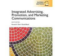 Integrated Advertising, Promotion And Marketing Communications, Global Edition