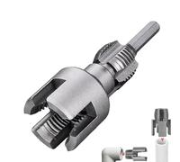 Integrated Internal & External Pipe Threading Tool, Heavy-Duty PVC Pipe Threader for 1/2" & 3/4" Pipes, 2-in-1 Thread Repair Kit (3/4'')