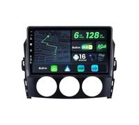 Intégré 4G Dab - 6G+128G - Autoradio pour Mazda MX5 Miata 2005-2015 | Android 16 Octa-Core GPS Radio | CarPlay Android Auto Commande au Volant WiFi DSP Bluetooth 360-CAM | QLED 9 Pouces 2 DIN