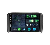 Intégré 4G Dab - 6G+128G - Autoradio pour Volvo S80 1998-2006 | Android 16 Octa-Core GPS Radio | CarPlay Android Auto Commande au Volant WiFi DSP Bluetooth 360-CAM | QLED 9 Pouces 2 DIN
